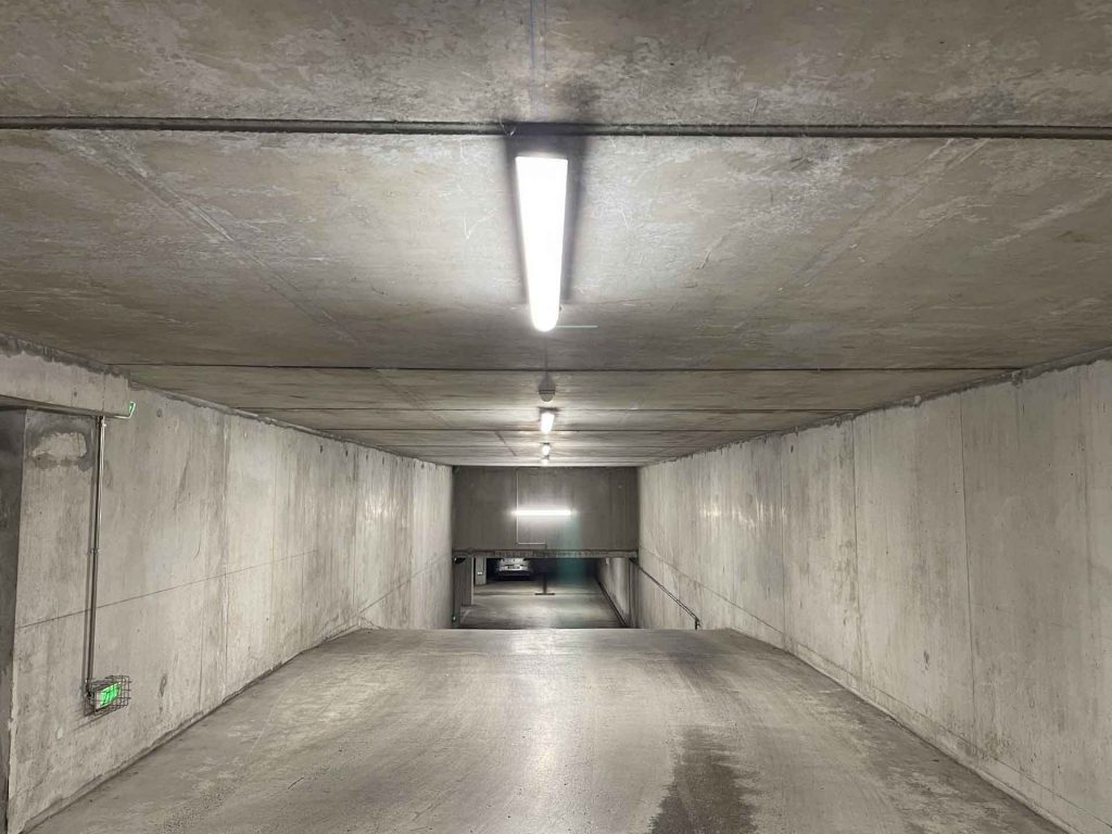 Relamping d'un parking souterrain de la société ATOS