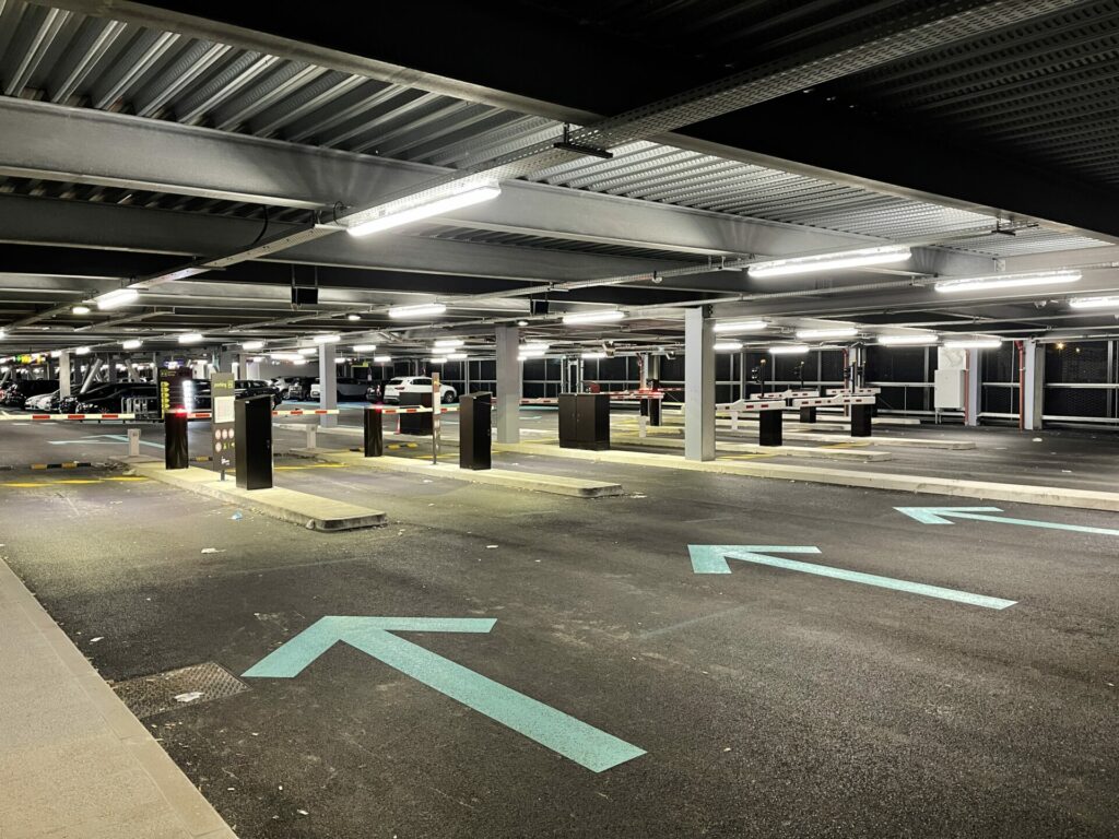parking souterrain lumineux led