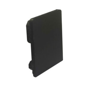 Accessoire - PROFEM0024 - Embout carré noir non perforé pour profilé : JASMIN XL