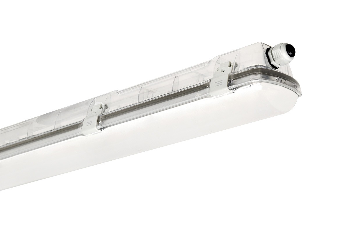 Réglette LED Industrielle - ECLARCY - Réglette en polycarbonate transparent